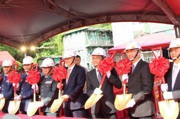 The Groundbreaking Ceremony of the Fuxing Camp of the Air Force Combat Command